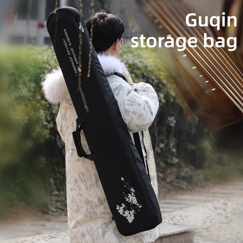 Musical Instrument Accessories - オックスフォード布古琴収納袋防水耐衝撃ショルダーポータブル古琴バッグ高品質楽器アクセサリー