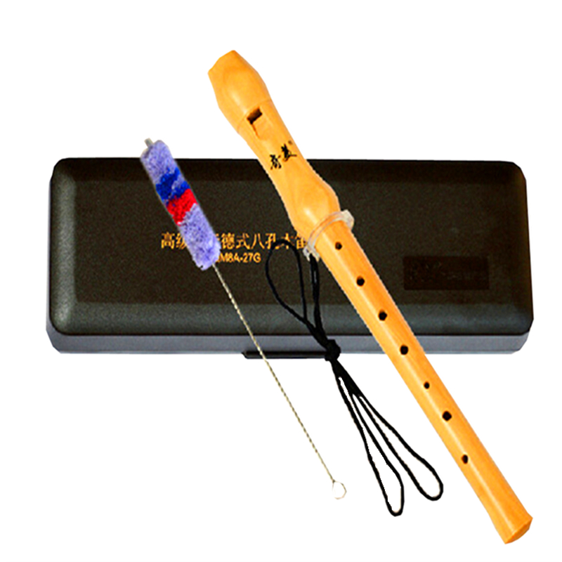 Musical Instrument German - ドイツ式木製リコーダー 8 穴クラリネット中国 Dizi 高音メープルウッドフルート楽器 C