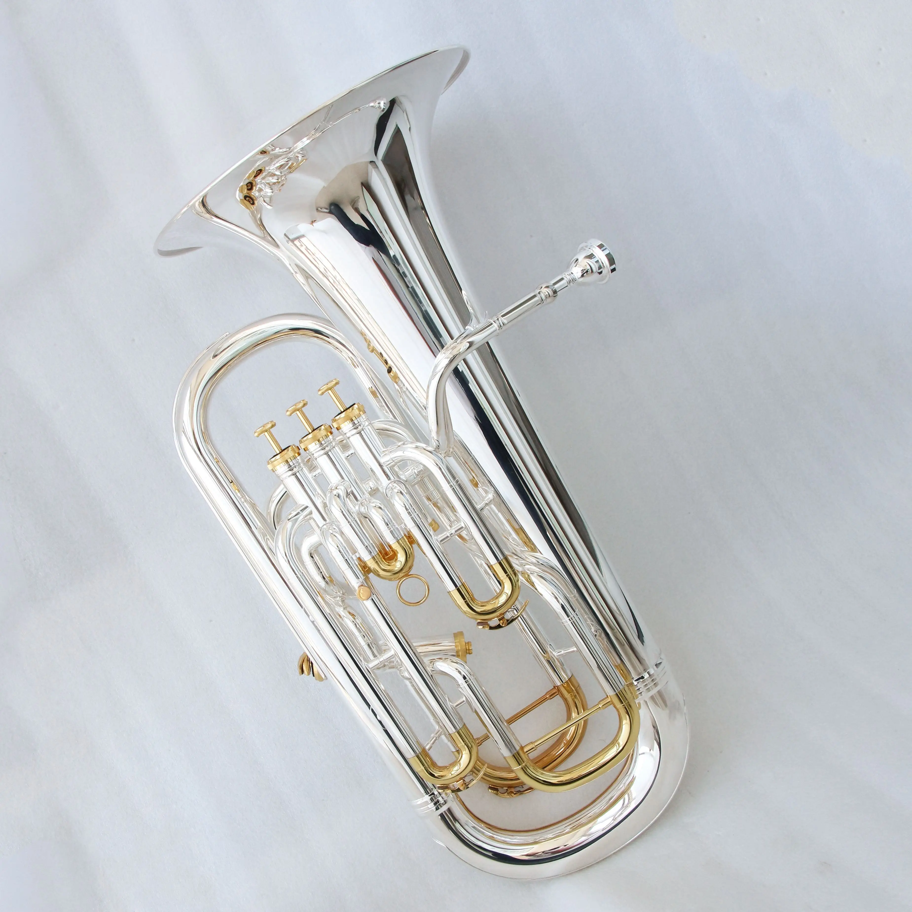 Musical Instrument Euphonium - 楽器 黄銅製ユーフォニアム 3+1ピストンバルブ ホイールケース入り 卸売用