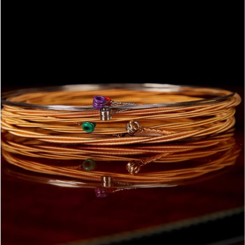 Musical Instrument With Strings - 木製アコースティックギター第 2 弦パックフォークギター弦 5 個セットウクレレベースギター楽器アクセサリー