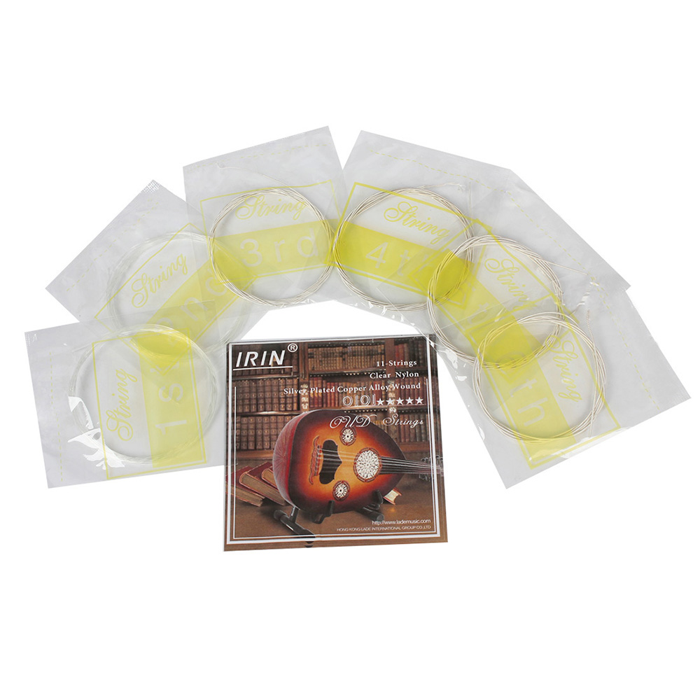 11 ピース/セットトルコウードアラブラート弦クリアナイロン - Musical Instrument Tabla のレビューと価格