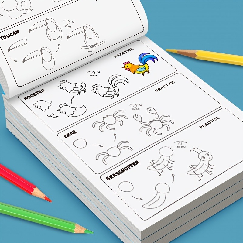 ステップバイステップで描く本、学習ガイド、楽しくてわかりやす - Musical Instrument In Drawing のレビューと価格
