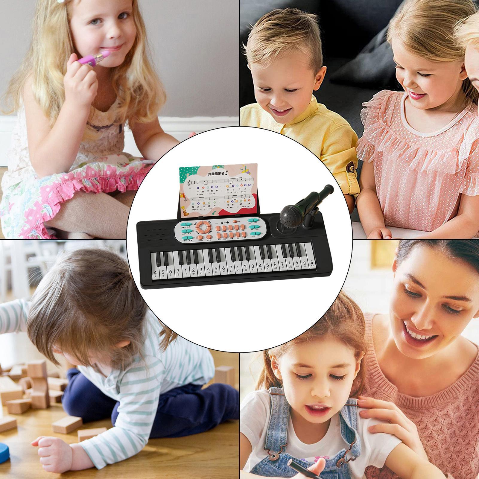 子供用電子ピアノ 37 ベビーキーボード マイク付き 歌を歌 - Song With Musical Instrument のレビューと価格