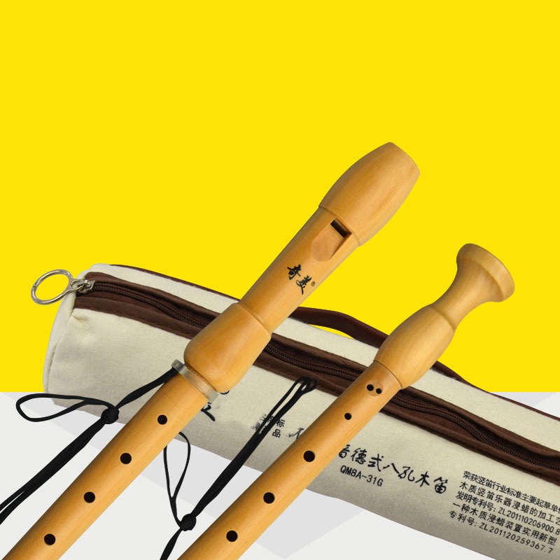 Qimei 8 穴アルトリコーダー楽器メープルウッドフルート - Musical Instrument German のレビューと価格