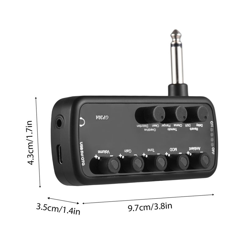 HOTB72A ギターアンプ ギターエフェクト ポータブルヘ - Musical Instrument Amplifier のレビューと価格
