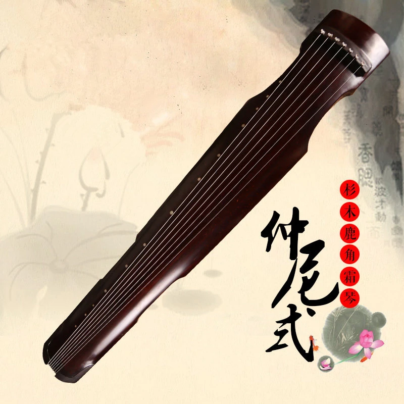 高級中尼式古琴7弦中国古琴、練習用およびコレクション用の古典 - Musical Instrument Ancient のレビューと価格