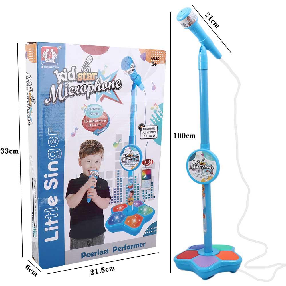 スタンド付き教育用カラオケ LEDライトマイク 歌唱マイク  - Song With Musical Instrument のレビューと価格