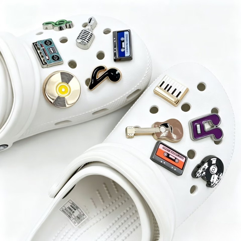 3D楽器セット靴チャームアクセサリーピアノバイオリンDIY下 - Musical Instrument Tabla のレビューと価格