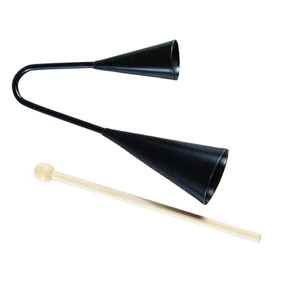 ダブルホーンリンガーアゴゴベル小さな鐘楽器ミュージカル子供サ - Musical Instrument Agogo のレビューと価格