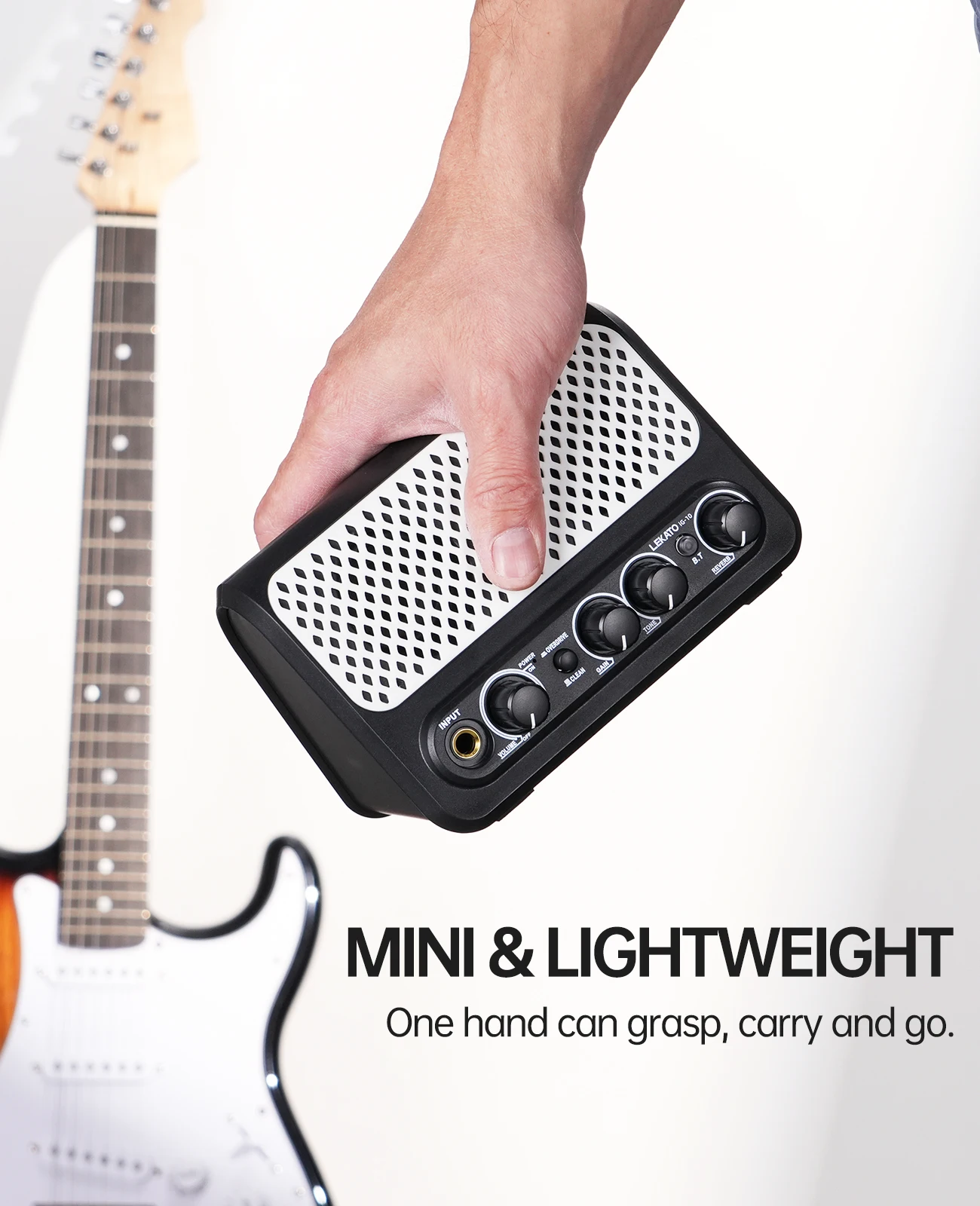 LEKATO 10W ミニエレキギターアンプ アナログドライ - Musical Instrument Amplifier のレビューと価格
