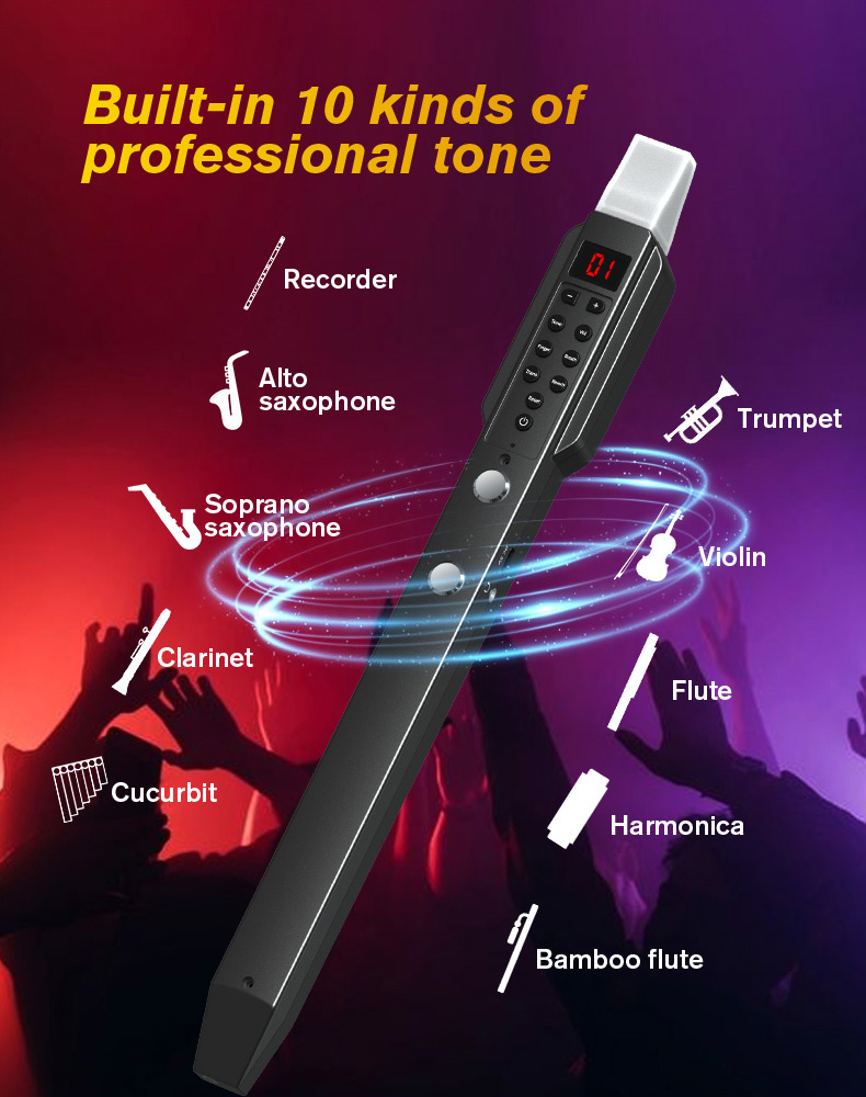 ミニデジタル電子サックス、吹奏楽器、サックス、フルート、クラ - Musical Instrument Euphonium のレビューと価格