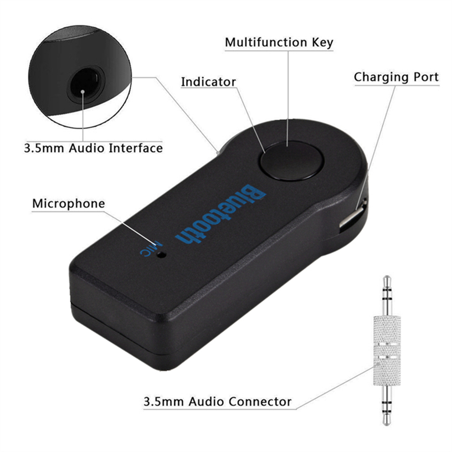Aux 車 Bluetooth 5.0 レシーバー 3.5  - Musical Instrument Amplifier のレビューと価格