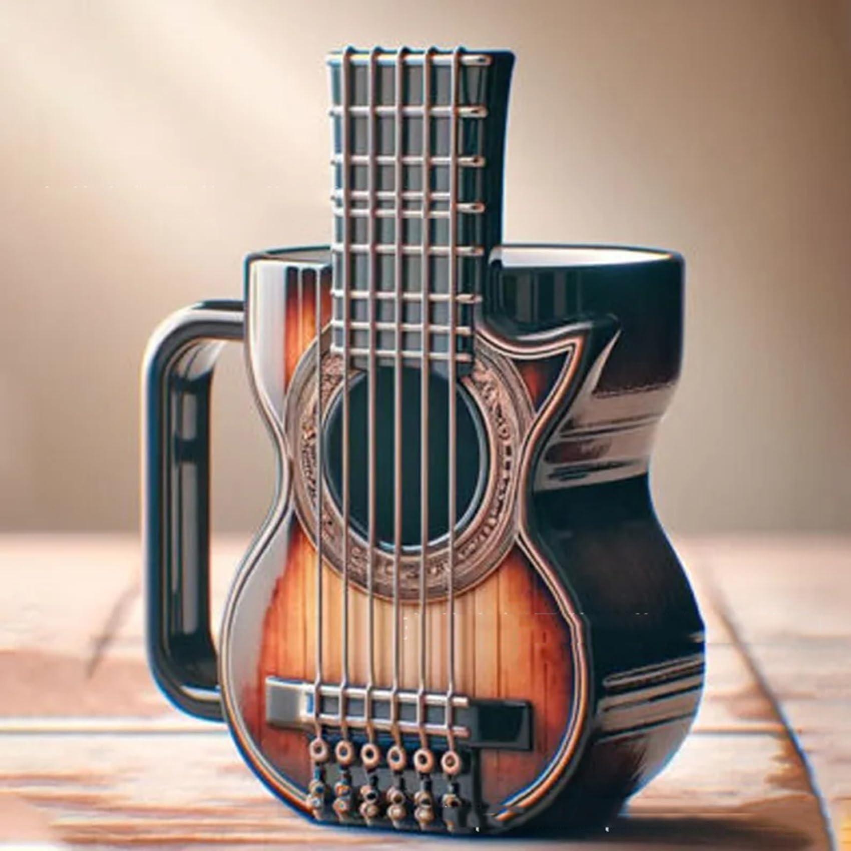 ノベルティ楽器コーヒーマグ、ユニークなノートデザインのコーヒ - Musical Instrument Like Piano のレビューと価格