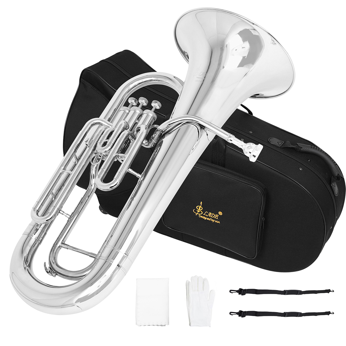 SLADE Bフラットユーフォニアム 3キー垂直キーユーフォ - Musical Instrument Euphonium のレビューと価格