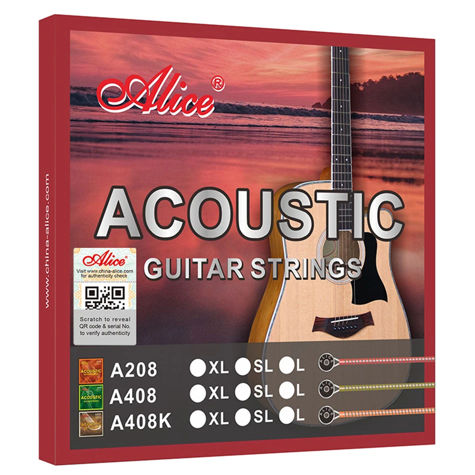 アリス-アコースティックギターa408弦,完全なセット,軽量 - Musical Instrument With Strings のレビューと価格