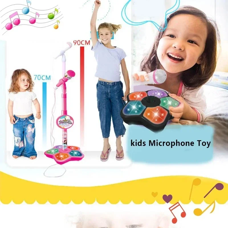 キッズマイク スタンド付き カラオケソング 縦型マイク 楽器 - Song With Musical Instrument のレビューと価格