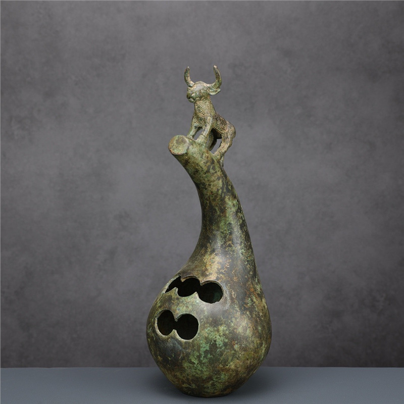 古代雲南国家牛銅ソンポトン装飾品楽器文化交流装飾 - Musical Instrument Ancient のレビューと価格