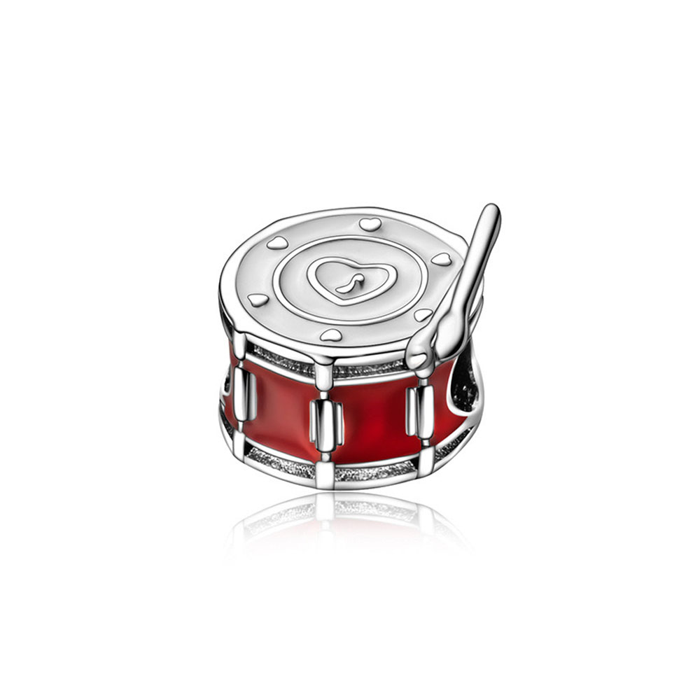 新しい925シルバー製の音符型チャームビーズ、イヤホン、ギタ - Musical Instrument Tabla のレビューと価格