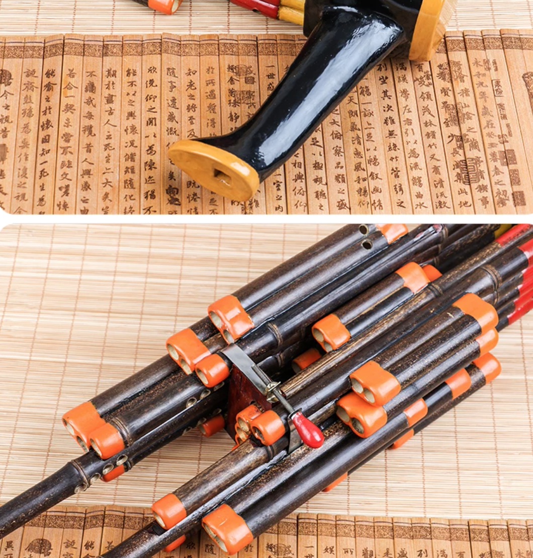 14枚のリードが付いたシェン二重音響増幅管、紫竹製の中国伝統 - Musical Instrument Amplifier のレビューと価格
