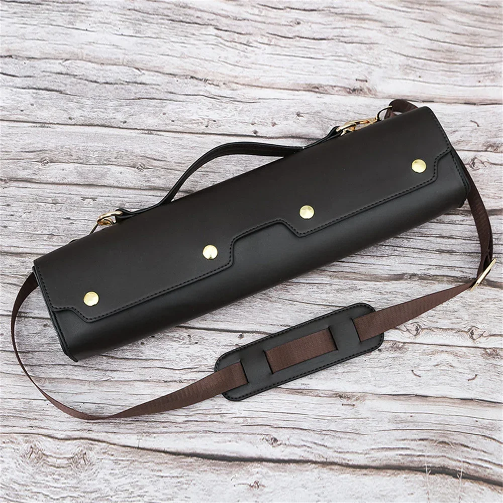 ポータブル収納ケース 16 17 穴フルート PU レザーポ - Musical Instrument Accessories のレビューと価格
