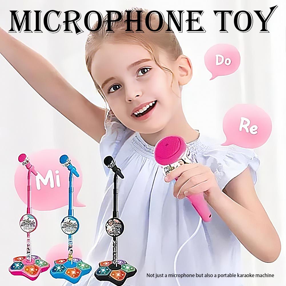 子供用マイクスタンド付きカラオケ歌楽器おもちゃ脳トレ教育玩具 - Song With Musical Instrument のレビューと価格